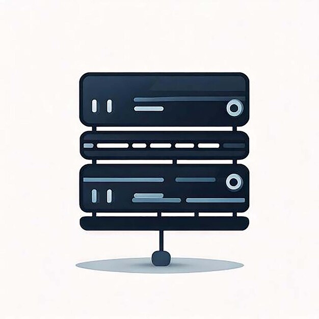 Server Icon Database Icon Cloud Server Hosting Icon Server Rack Data Center Netwerk Server We