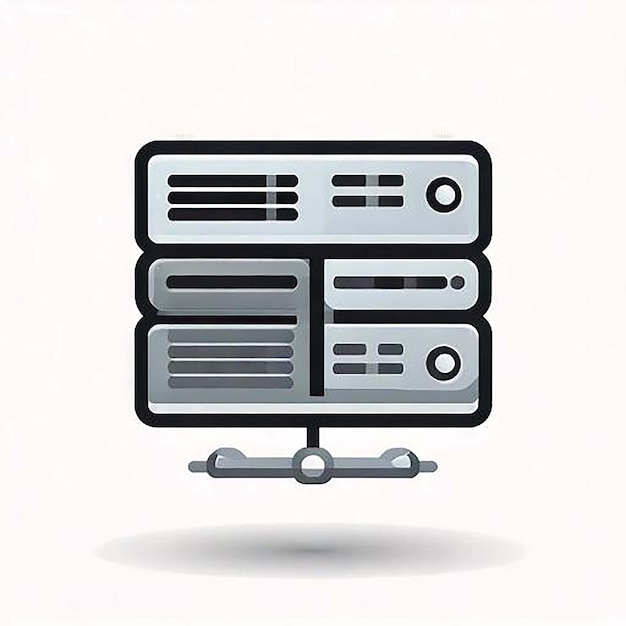 Server Icon Database Icon Cloud Server Hosting Icon Server Rack Data Center Netwerk Server We