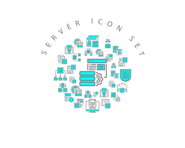 server icon set design