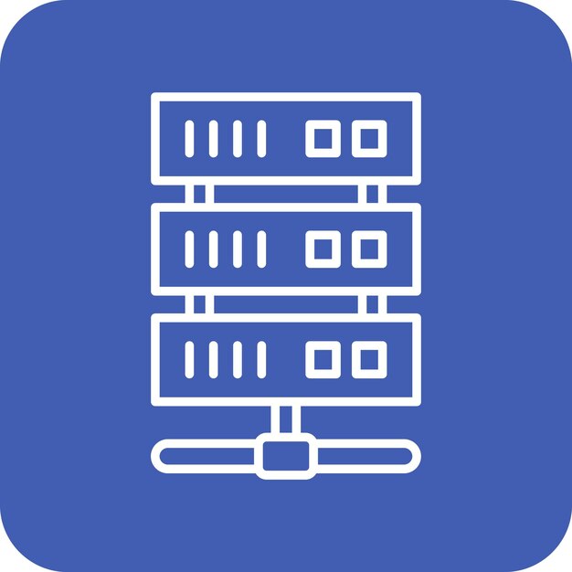 server icon vector image can be used for computer and hardware