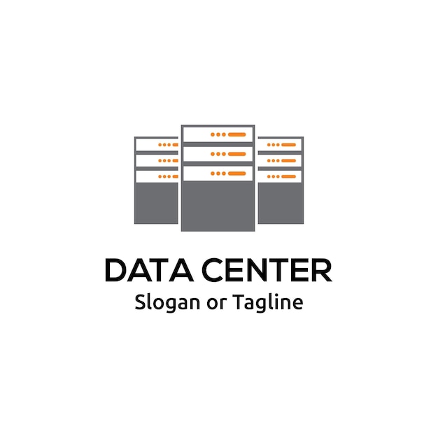 Vector server logo design template big data logo concept data center symbol server icon