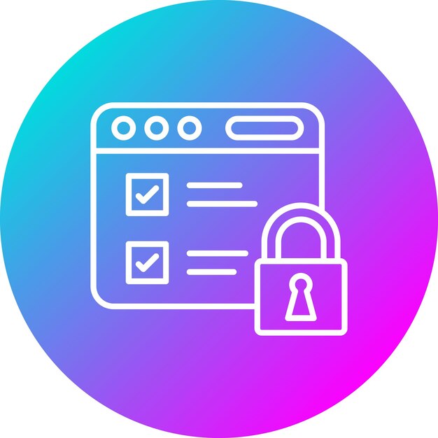 Server Security vector icon Can be used for Protection and Security iconset