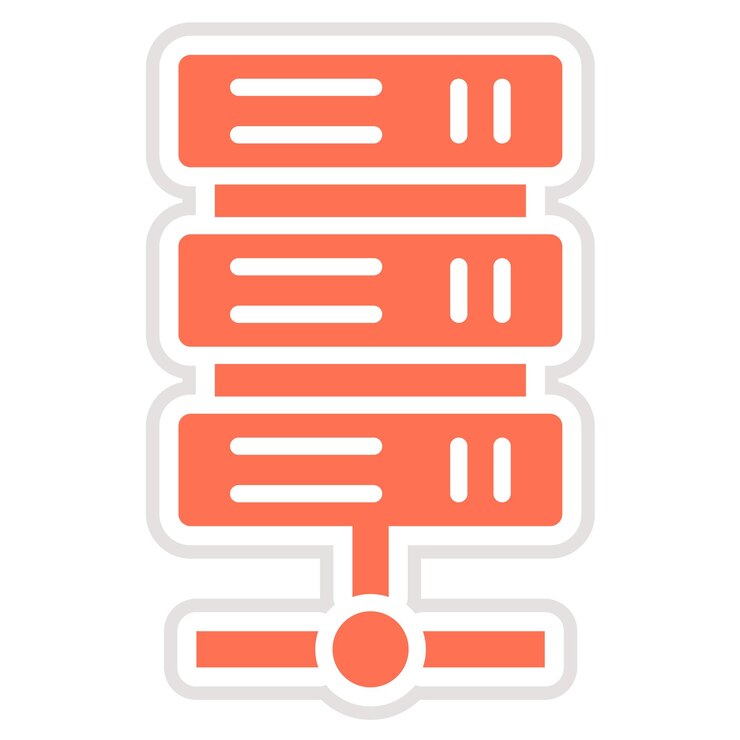 Vector server vector icon design illustration