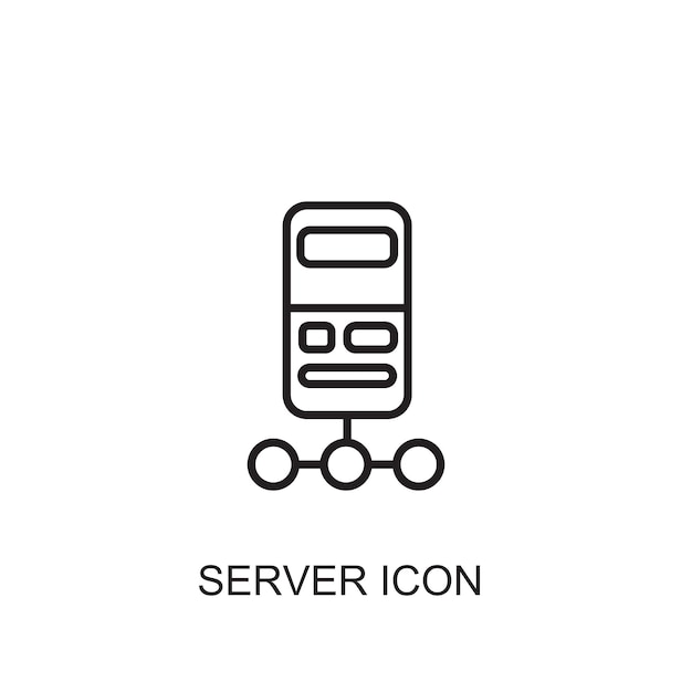 Server vector icon icon