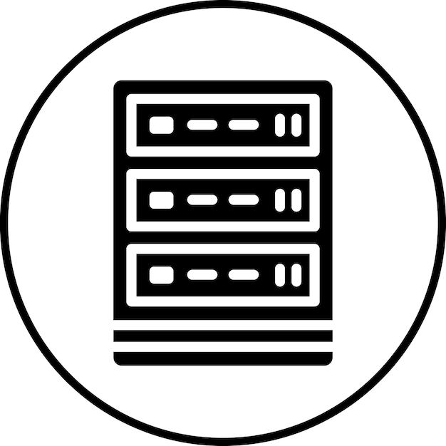 server vector icon illustration of ongsce game iconset