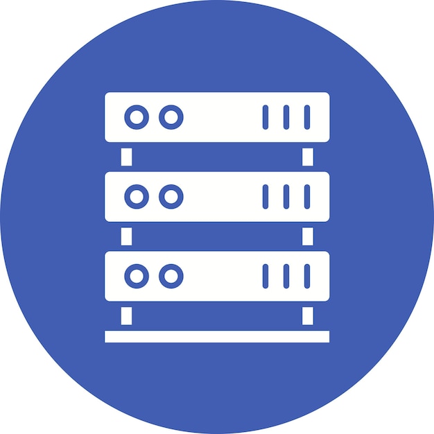 server vector illustration style