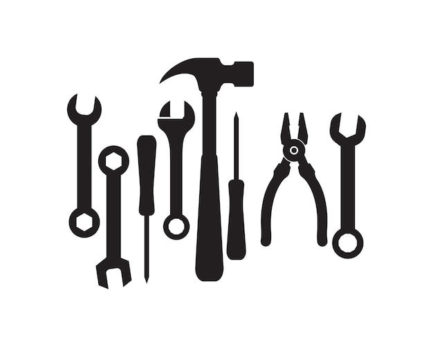 Service Tools vector pictogram