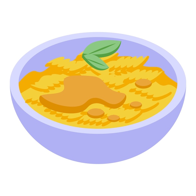 Vector sesame tahini food icon isometric vector seed cream