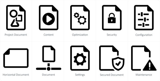 プロジェクトドキュメントのコンテンツを最適化するための 10 つのファイルアイコンセット