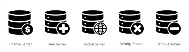 5 インターネットアイコンを追加する金融サーバーグローバルサーバー