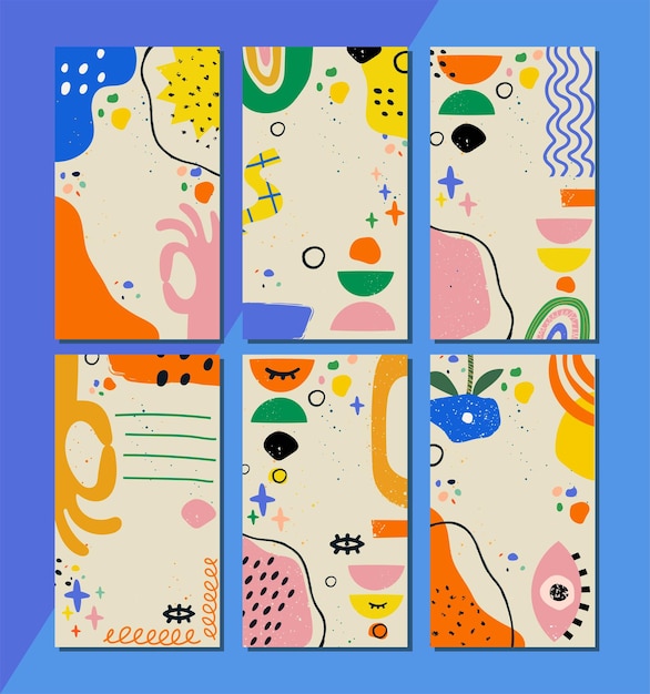 set of 6 designs, each 1080x1920. editable template for stories.