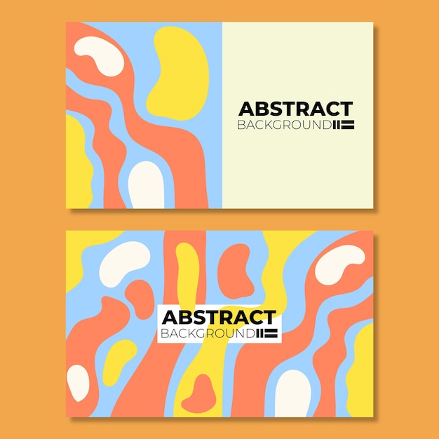 set of abstract background with geometric shapes memphis element cover poster flyer card