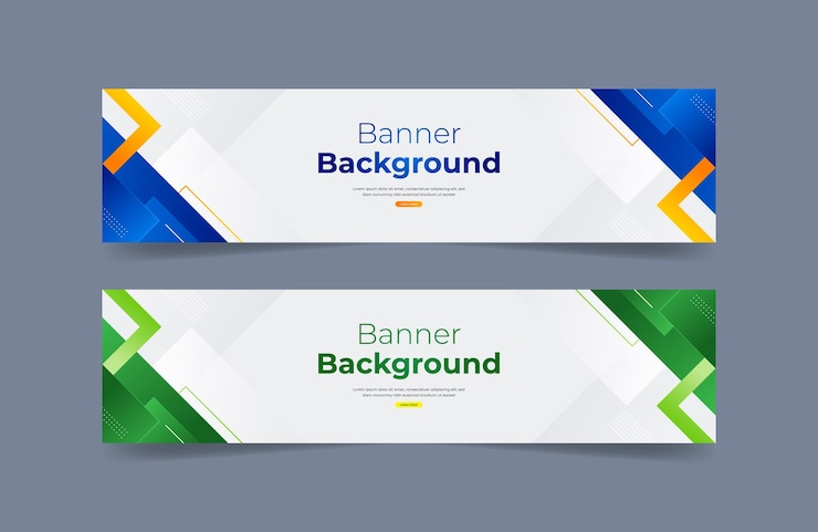 Vector set of abstract horizontal background