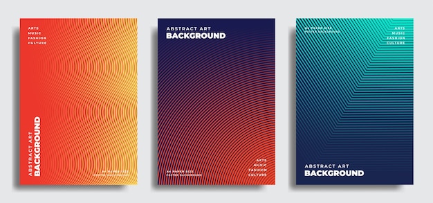 Set of abstract minimal poster