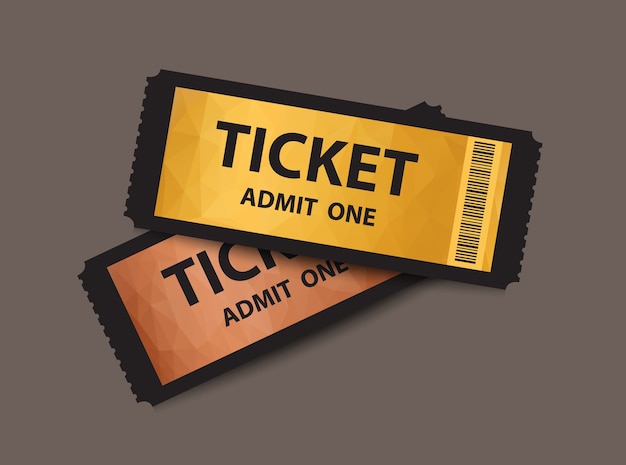 Set of admission tickets