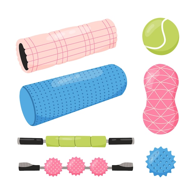 Vector set apparatuur voor myofasciale release-training