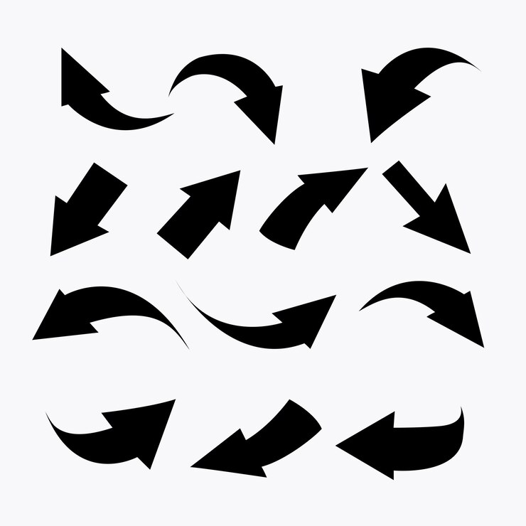 Vector 화살표 디자인 세트