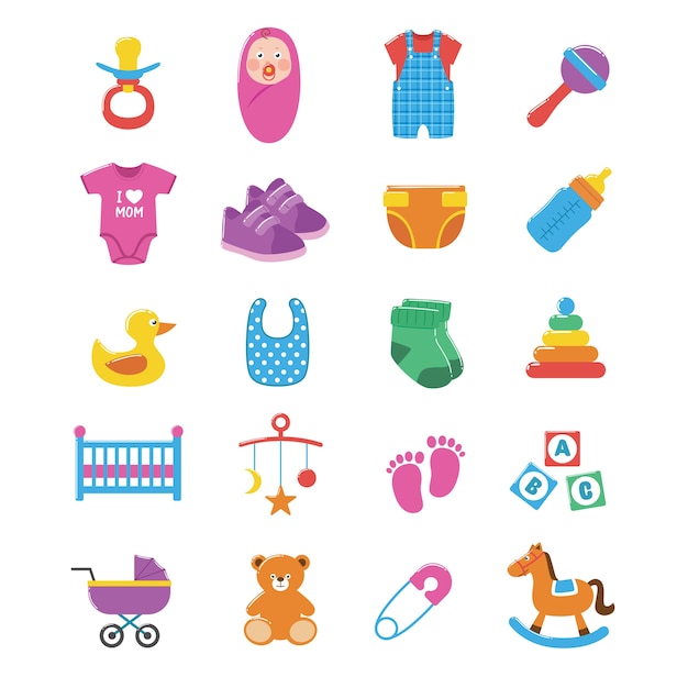 Set of Baby Icons