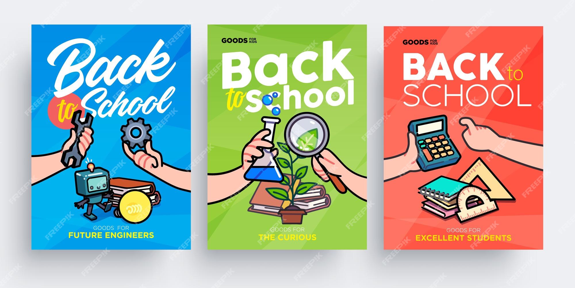 premium-vector-set-of-back-to-school-greeting-cards-posters-or-flyers