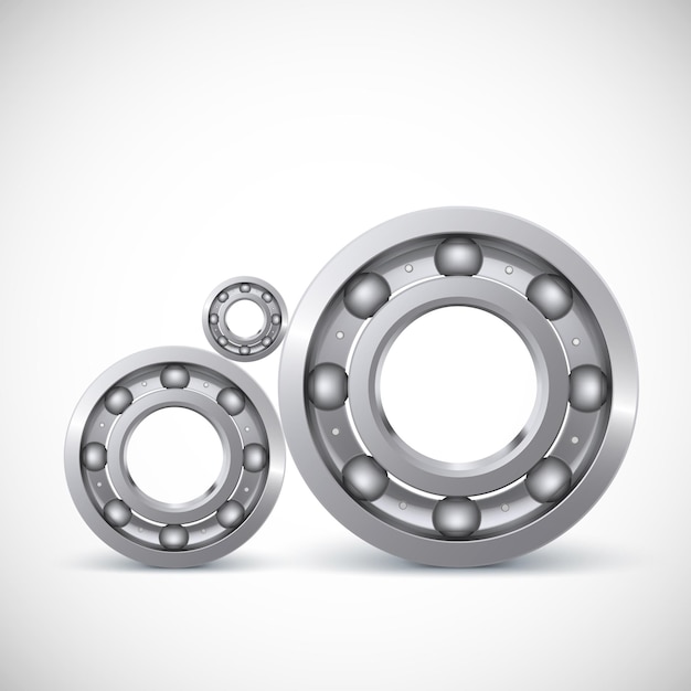 Vector set of ballbearings for your business