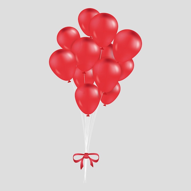 Vector set of balloons