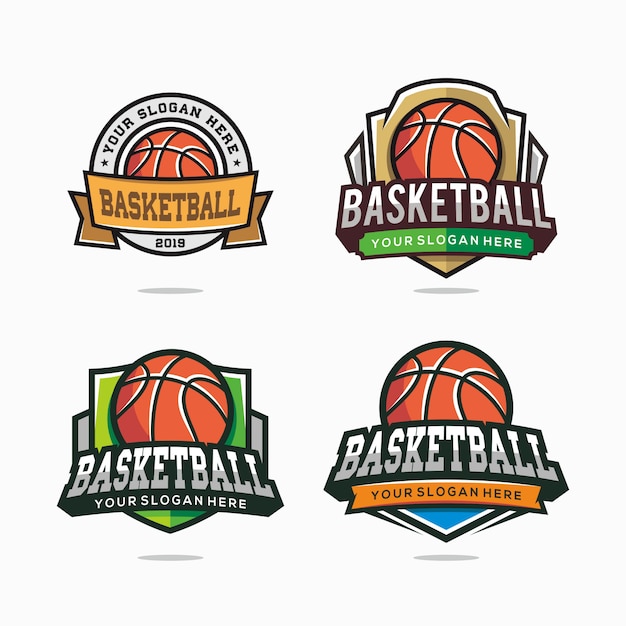 set basketbal logo voor uw team