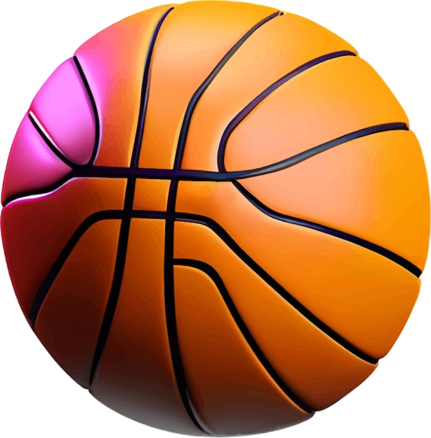 set of basketball icon vector