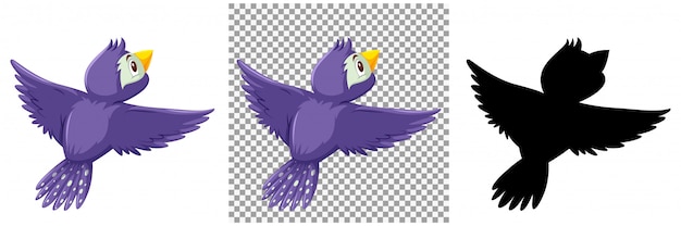 Set of bird character