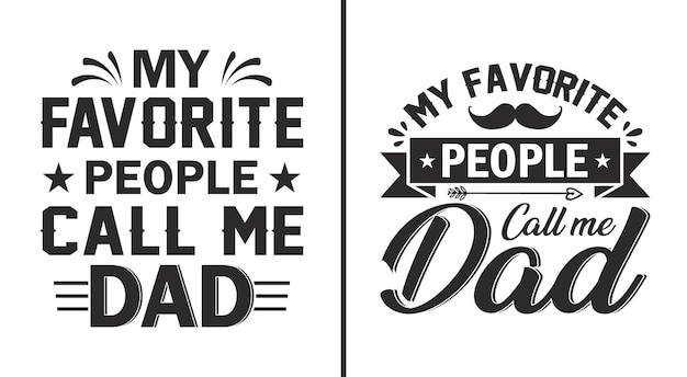 A set of black and white posters that say my favorite people.