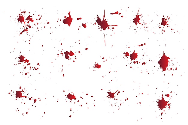 Vector set of blood vector design