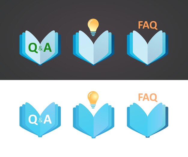 Set of Book icons