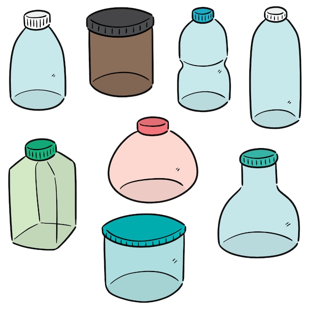 set of bottle