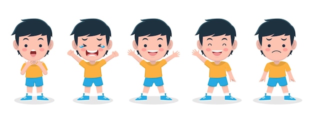 男の子キャラクターのセット