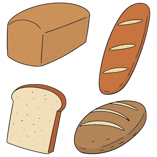 set of bread