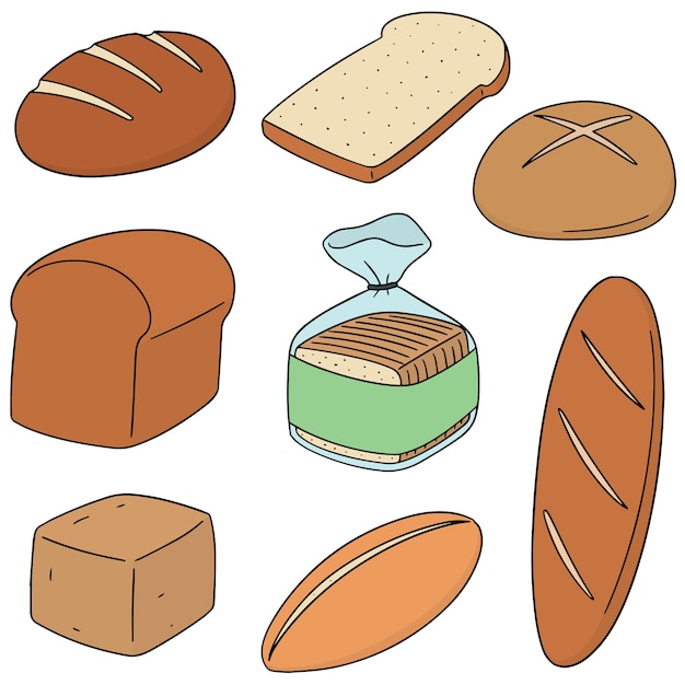 set of bread