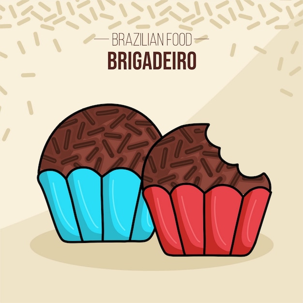 Set of Brigadeiro Brasil Brazil Brazilian chocolate food