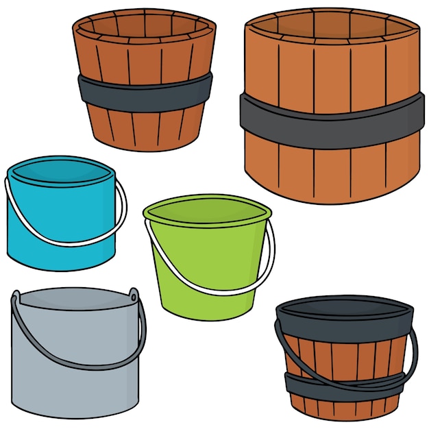 Vector set of bucket