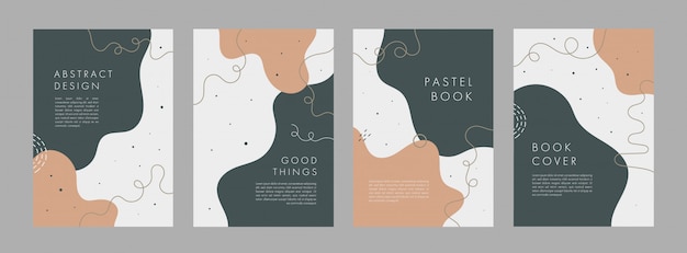 Set Bundle of Abstract Creative Universal Cover Templates