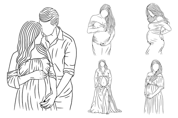 How to draw Romantic Couple with pencil sketch step by step 