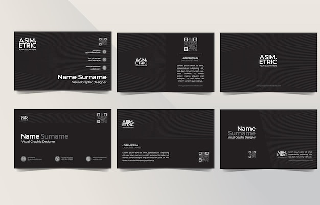 a set of business cards with one that says name