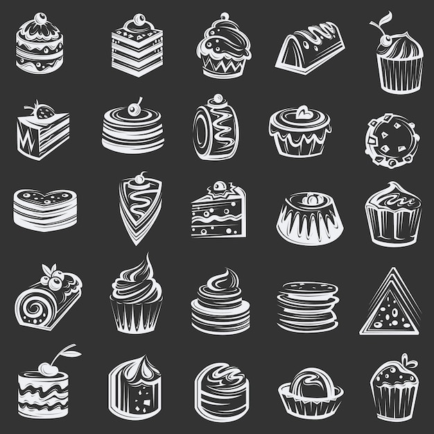 set of cakes