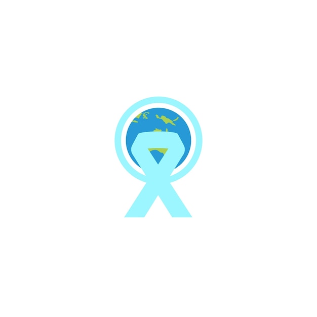 set of cancer surgery icon vector world