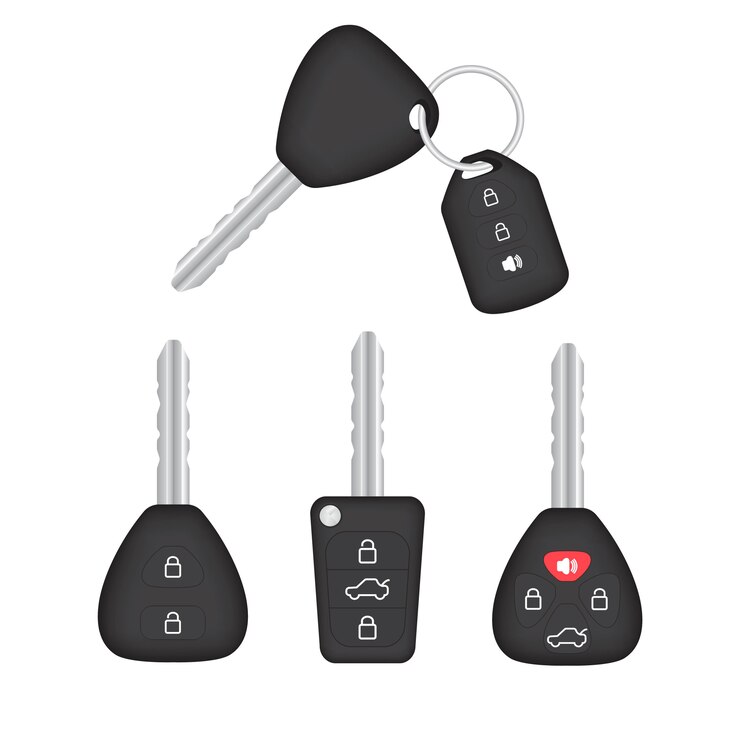 Set of car car keys