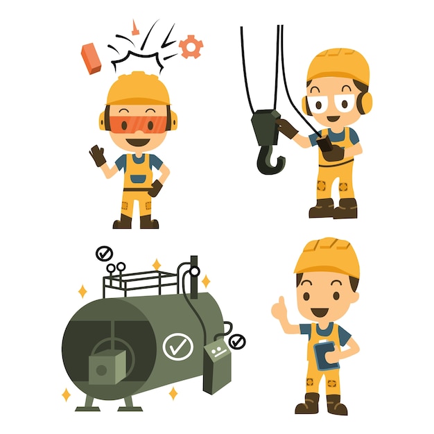 Set of character constructor worker in various situations