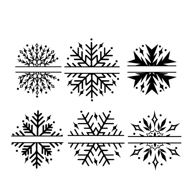 Set of Christmas design elements vector