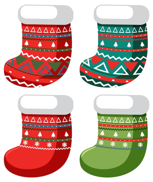 Set of christmas socks