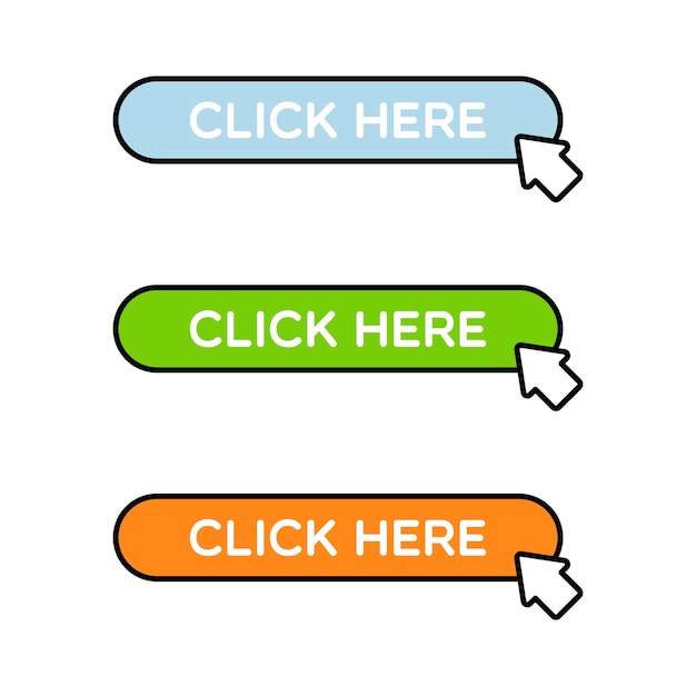 Set of Click Here Buttons