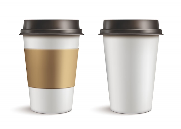 Vector set of coffee cup