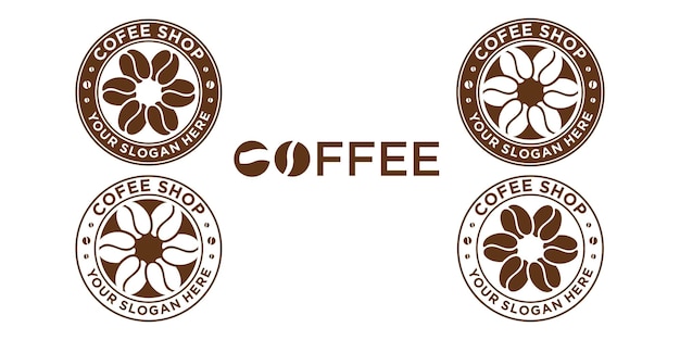 Set of coffee elements and coffee accessories vector