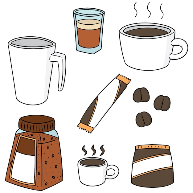 set of coffee